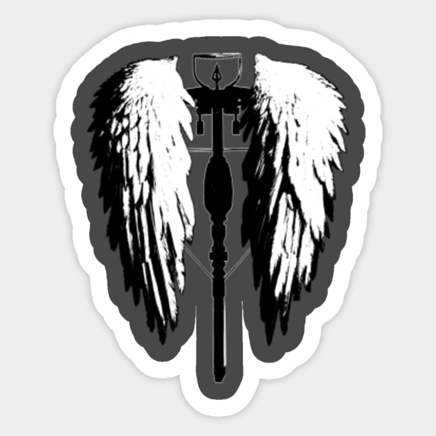 Daryl's wings Sticker by ElectricMint